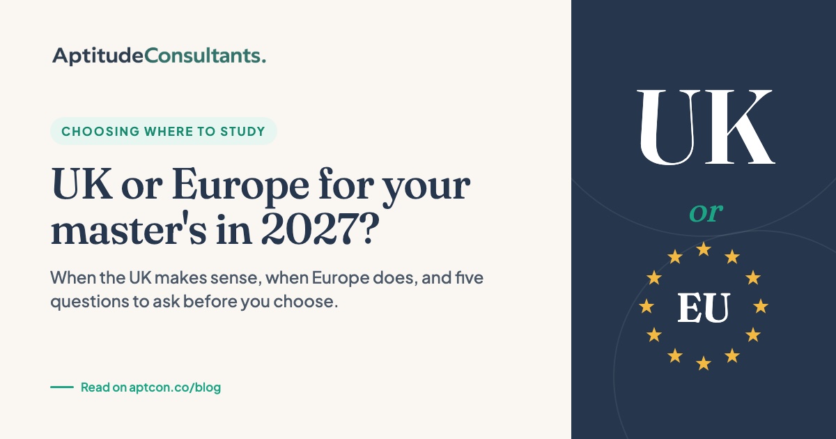 UK or Europe for Your Master's in 2027: Which One Is Right for You?